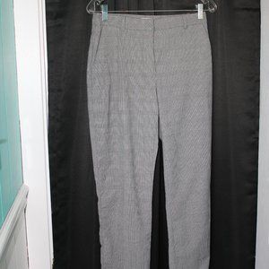 H&M Ladies Professional Casual Black and White Checked Pants Size 4